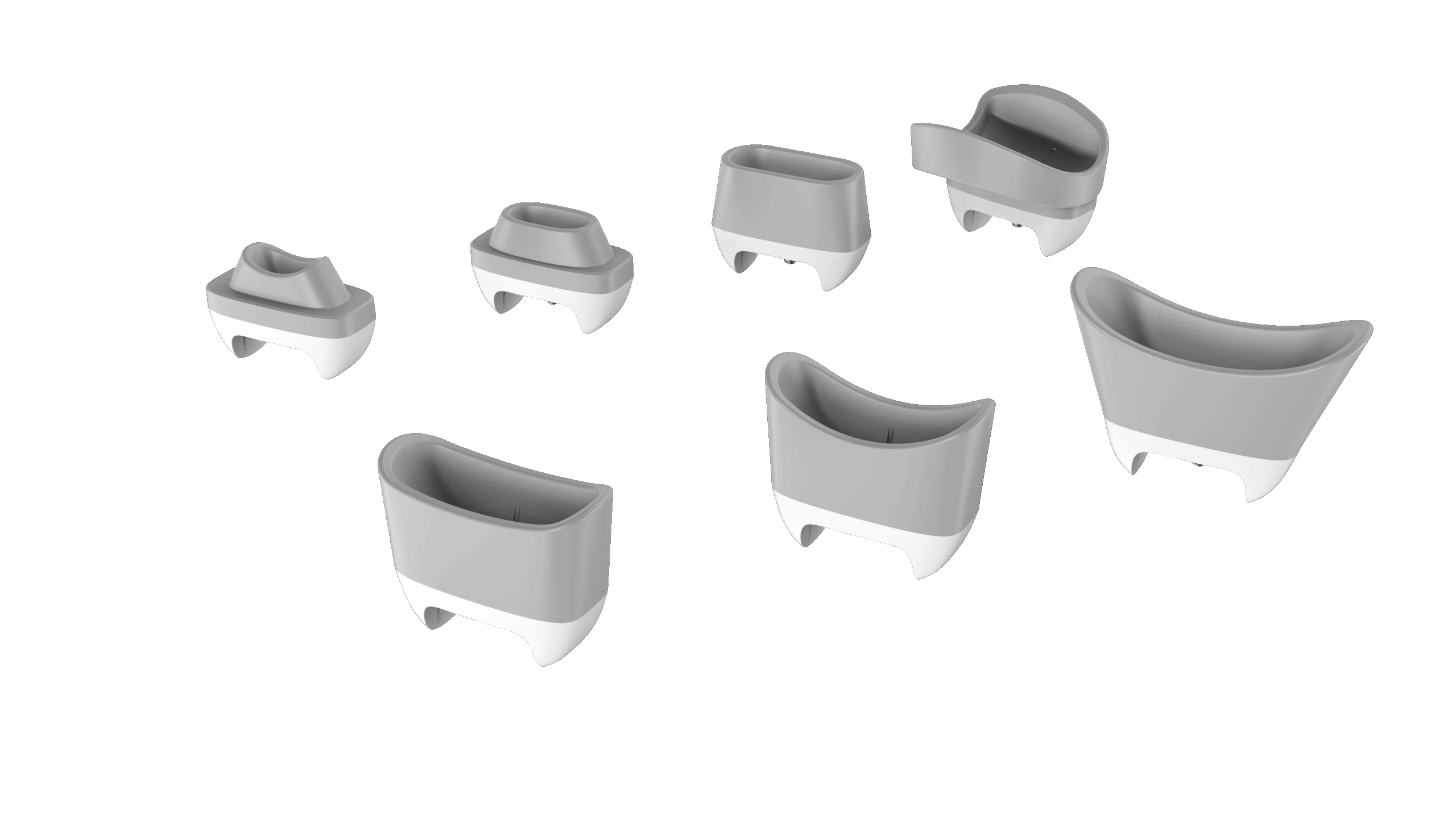 Autre plan des embouts de la cryolipolyse 360°